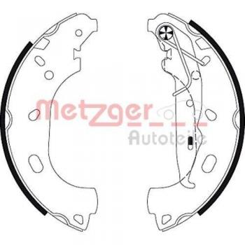 Juego de zapatas de freno traseras METZGER para Opel Astra H