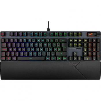 Teclado Gaming ASUS ROG Strix Scope II RX - Full Size, Retroiluminado RGB, USB, QWERTZ, Switches Ópticos ROG RX Red