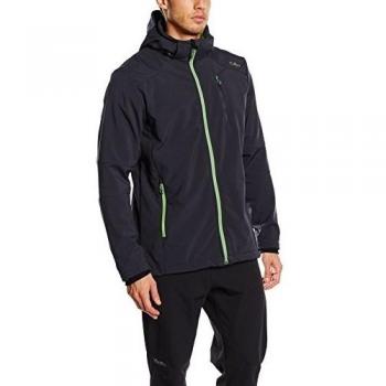 CMP - F.LLI CAMPAGNOLO chaqueta softshell, antracita-grass, {60}, 3A40537N