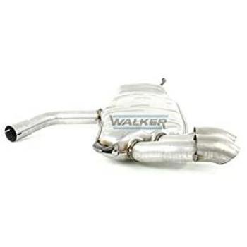 Silenciador trasero Walker 25065 con kit de separación, compatible con vehículos, fabricado en acero inoxidable, diseñado para reducir el ruido del escape y mejorar el rendimiento del motor