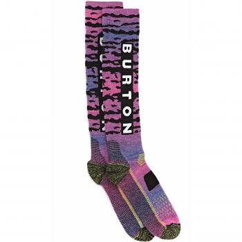 Burton Performance Midweight - Calcetines de Snowboard para Hombre, HW19, Morado, Hombre, Color Throwback, tamaño Small