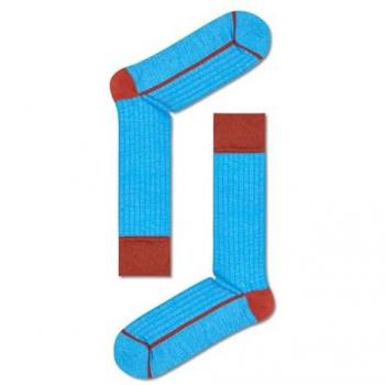 Calcetines Compactos Dressed Minimal Unisex Adulto Talla 39-42 Azul y Granate Estampado Único
