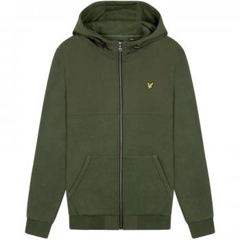 Olive Green Softshell Zip Hoodie