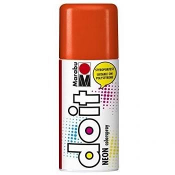 Pintura en aerosol Marabu do it NEON, naranja brillante neón