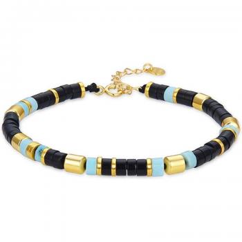 Pulsera de plata de ley 925 bañada en oro con diseño exclusivo Luxenter Ihun Trendcon