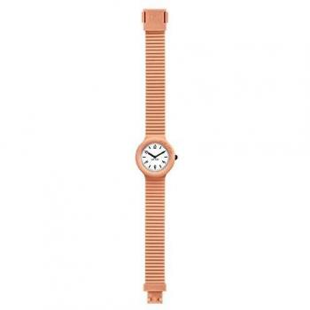 Hip Hop Reloj Analógico para Mujer de Cuarzo con Correa en Silicona HWU0568