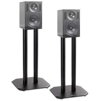 Duronic SPS1022 /40 Soporte para Altavoz - 40 cm de Altura - Estabilidad con Arena - Conos antivibración - Compatibilidad Universal con Altavoces HiFi/Estéreo/Home Cinema 5.1