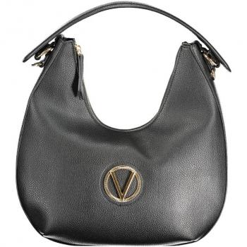 Valentino by Mario Valentino Black Polyethylene Handbag with Adjustable Straps, Female, Size: ONE SIZE