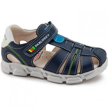 Sandalias Niño Pablosky de Piel Azul 504020