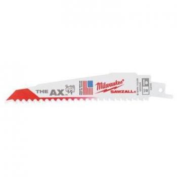 Milwaukee 12-Inch Bi-Metal Reciprocating Saw Blades for Wood - AX Series, Pack of 5