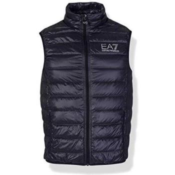 EA7 Emporio Armani Men's Lightweight Down Vest - Core Identity Collection, Blue