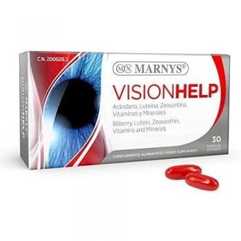 Marnys Visionhelp - Arándano, Luteína+Zeaxantina, Vitaminas y Minerales - Ayudan a la Salud Visual - 30 cápsulas 0
