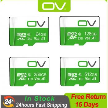 Tarjeta MicroSD Original de Alta Velocidad 1TB 512GB 256GB 128GB 64GB 32GB U3 V30 A2 con capacidad real y velocidad de hasta 100Mbps
