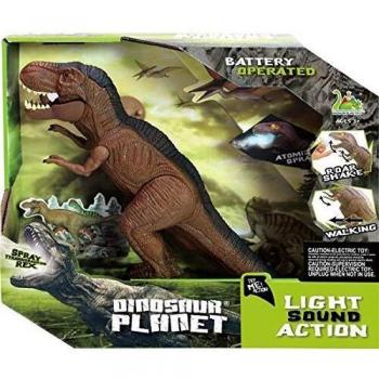 ALFABEST Dinosaurio CAMINADOR 30 CM. con LUZ Y Sonido
