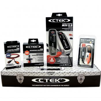 CTEK MXS5.0 (56-305) Toolbox Set - Cargador de batería con accesorios