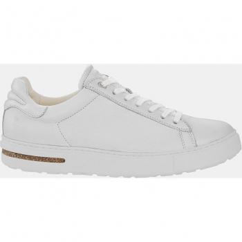 Birkenstock Bend Low Natural Leather Sneakers for Men and Women, White, Size 40