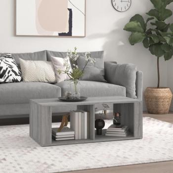 Mesa de Centro Sonoma Gris 100x50x36 cm Madera Multicapa