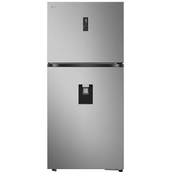 Frigorífico Doble Puerta LG GTFV61PYBQD 609L No Frost Platinum Silver Clase E con WiFi y Dispenser de Agua