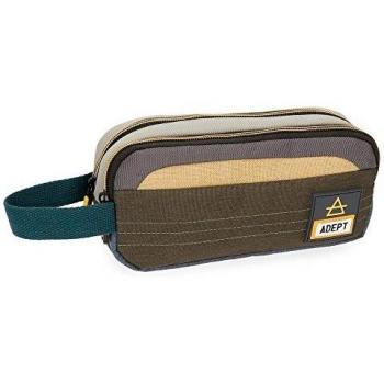 Adept Camper Neceser Dos Compartimentos Multicolor 22x10x7 cms Poliéster