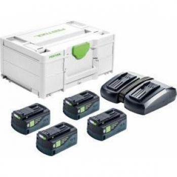 Festool Set de energía SYS 18 V 4 x 5,2/TCL 6 DUO - 577136