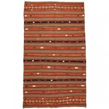 Kelim Kilim Vintage alfombra original Fethiye 153x263 cm Lana