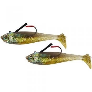River2Sea Live Bottom Walker 150 LBW03 - Juego de 2 seuelos de pesca