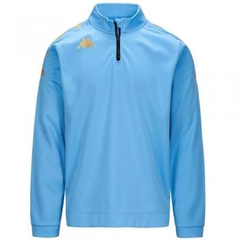 Sudadera Kappa Gassolo 1/2 Cremallera Azul Hombre 2XL
