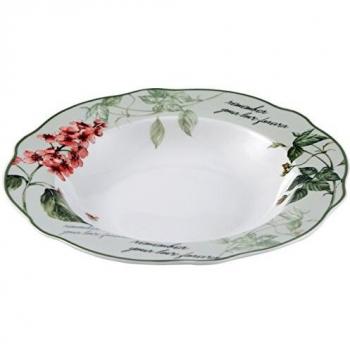 Brunchfield Remember New Plato Hondo, Porcelana, Multicolor, 21.5x21.5x3.5 cm
