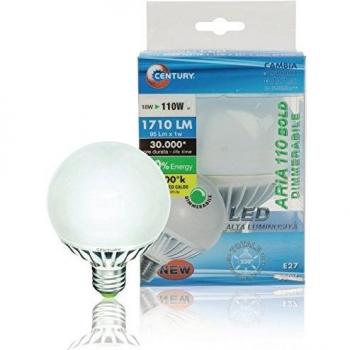 Bombilla globo LED, 18 W, base E27