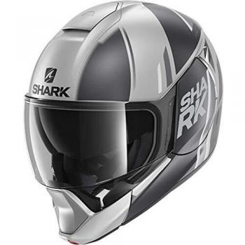 Casco Shark Evojet Vyda Gris Mate con Sistema de Bascule