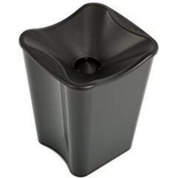 Koala Internacional Hosteleria Cata Escupidera Cubitera AC, San Cristal, Negro, 15.5 x 17 x 20.5 cm