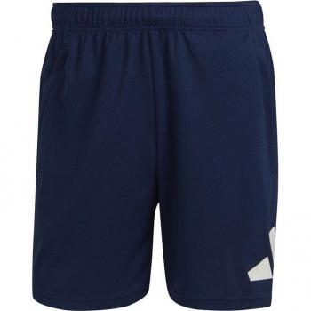 Adidas Men's Training Essentials Logo 7 Fitness Shorts - Dark Blue
