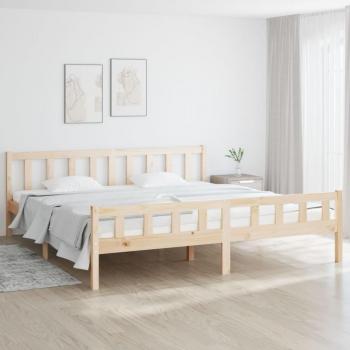 Cama de madera maciza 160x200 cm