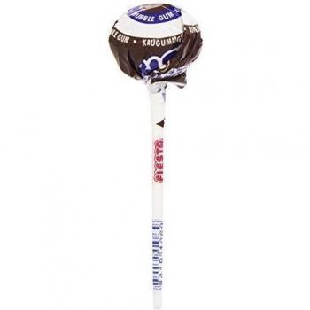 FIESTA Kojak Caramelo con Palo Sabor Cola Relleno de Chicle - Caja de 100 unidades