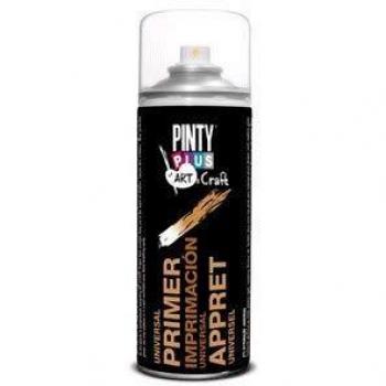 PINTYPLUS ART & CRAFT 146 Imprimacion Universal Spray 520cc, Blanco, Estándar