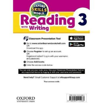 Oxford Skills World: Reading & Writing 3. Classroom Presentation Tool Access Card