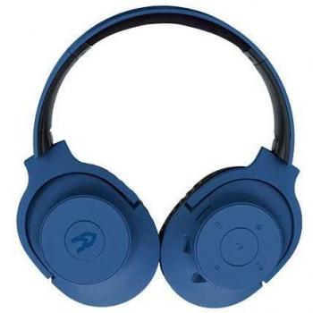 Avenzo - Auriculares Inalámbricos, Modelo AV626AZ, con Bluetooth, Cómodos y Adaptables, con Reproductor MP3, Auriculares Inalámbricos Diadema, Color Azul