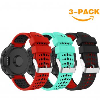 YaYuu Garmin Forerunner 235 Correa de Reloj, Banda de Reemplazo Silicona Suave Sports Pulsera para Forerunner 235/220/230/620/630/735XT Smart Watch