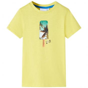 Camiseta infantil amarilla 92