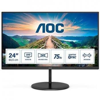 AOC Q24V4EA - Monitor QHD de 24 pulgadas, AdaptiveSync