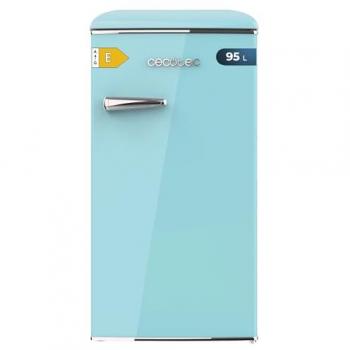Mini Frigorífico Retro Azul Cecotec Bolero CoolMarket TT Origin 95, 95L de Capacidad, Bajo Consumo, 89,3 cm de Alto y 48,7 cm de Ancho
