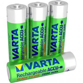 Varta ACCU Pack de 4 Pilas AA Recargables