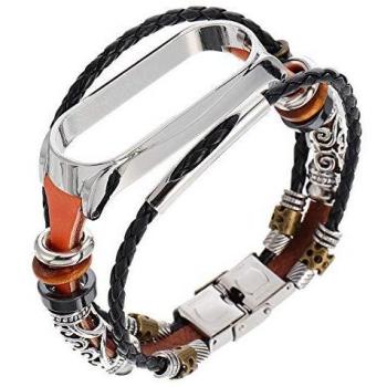 ibasenice Compatible para Xiaomi Mi Band 5 Watch Bands Metal Retro Reemplazo Correa de Reloj con Estuche para Mujeres Hombres