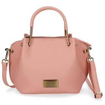 Pepe Jeans Angelica Bolso Rosa 32x36x8 cms Piel Sintética