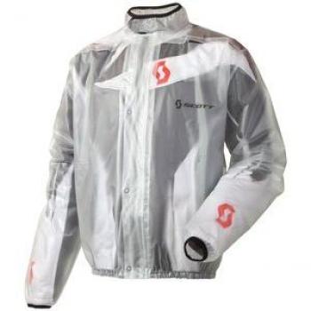 Scott Rain MX Moto/Bicicleta Lluvia Chaqueta transparente 2015, hombre, transparente, S