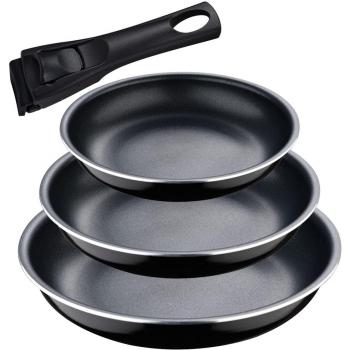 Juego de Sartenes BERGNER Click&Cook Black Edition de 4 Piezas