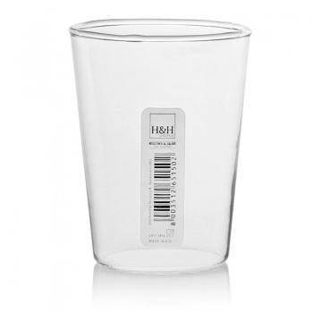 Desconocido H&H Vaso para Tè de Borosilicato de 25 cl, Transparente, 6 Piezas