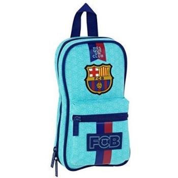 Barcelona FC - Plumier forma de mochila con 4 portatodos llenos