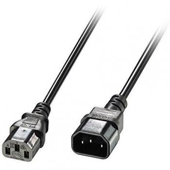 Lindy 30331 - Extensión sector IEC, Negro, 2m