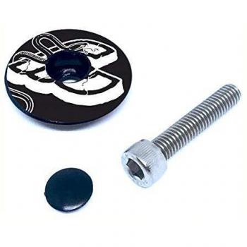 Cinelli Lenkerendstopfen Top Cap, Mike Giant - Schwarz Weiß, 708000